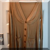 H34. Versace silk ribbed cardigan size 38 - $50 